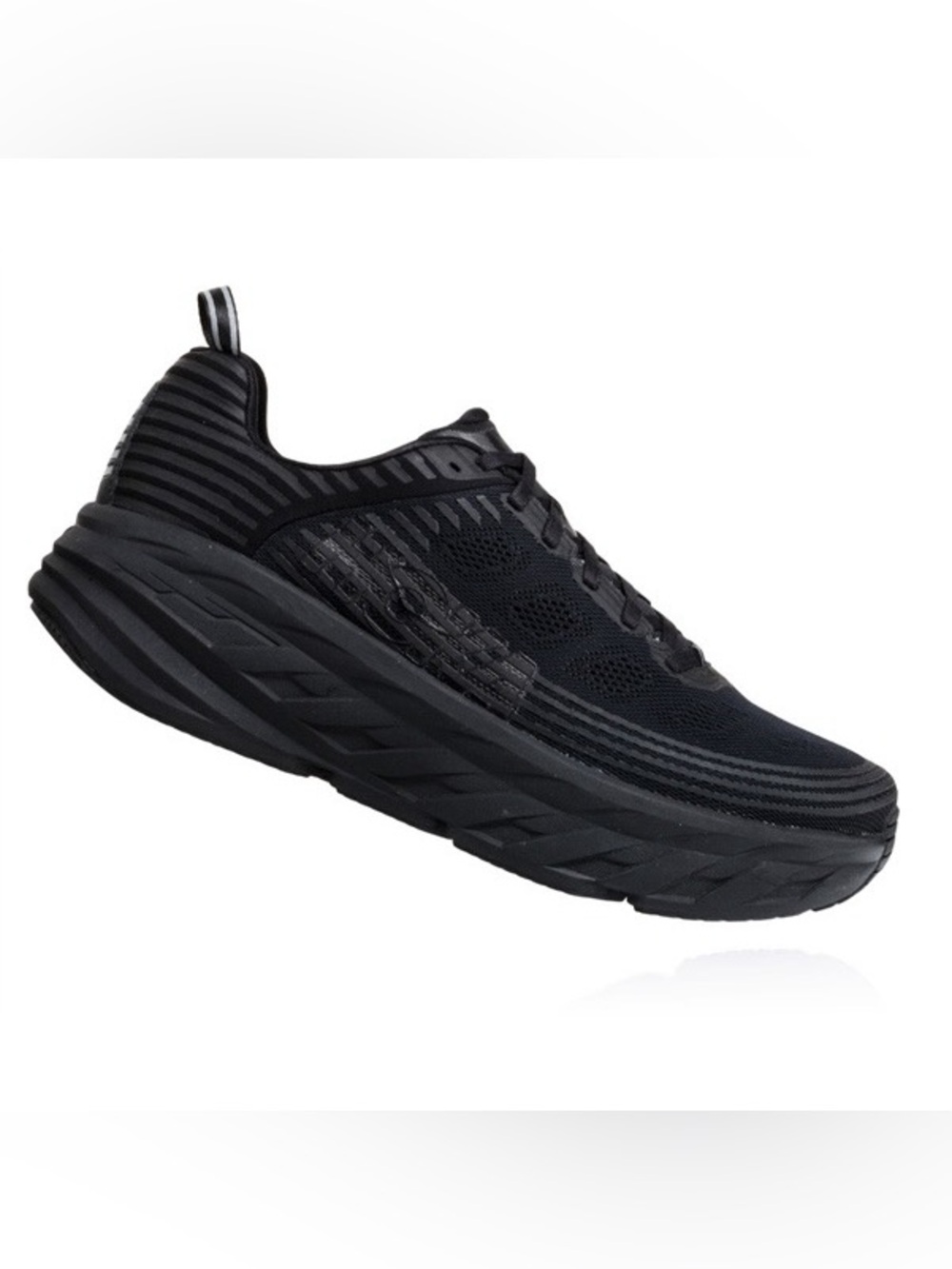 Hoka One One Bondi 6 Women’s Running Sneakers triple Black Size 8.5